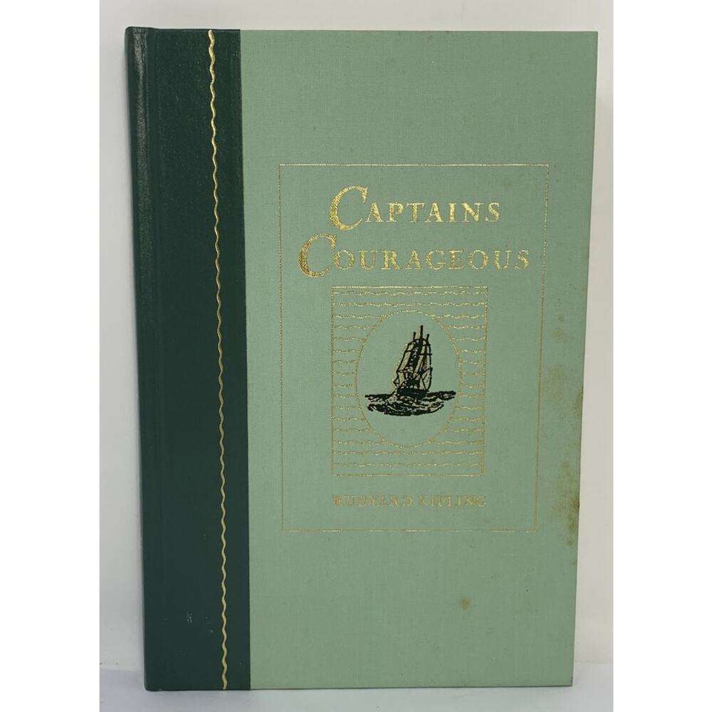 Captains Courageous Rudyard Kipling Hardcover Book Readers Digest Homeschool VTG